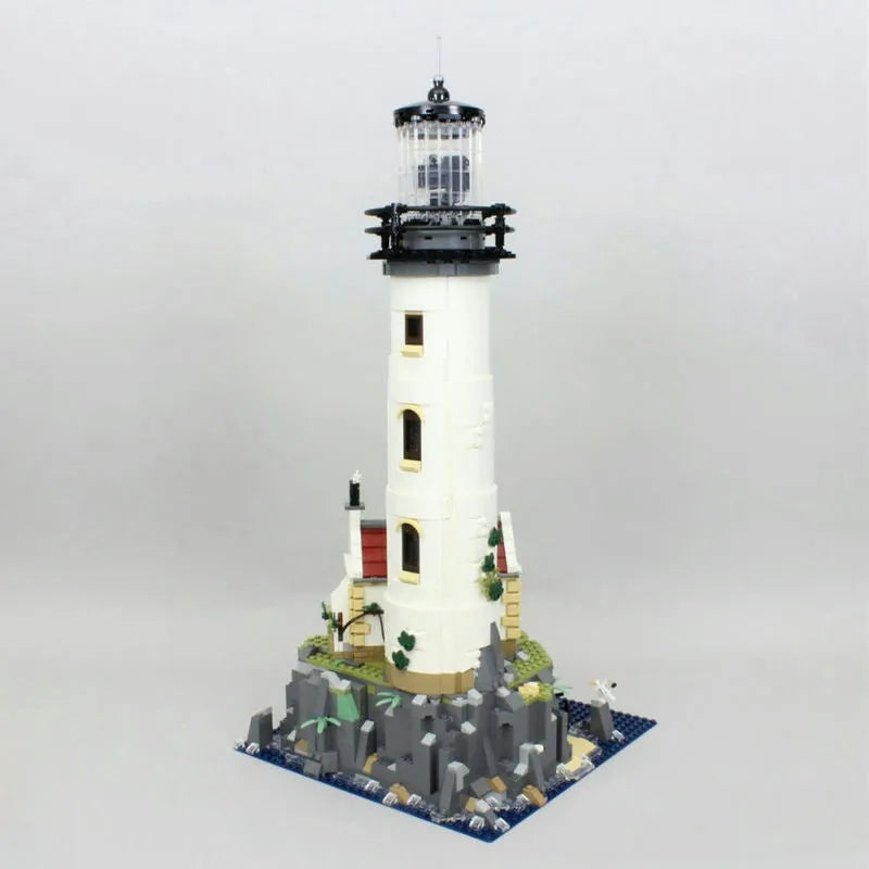 Building Blocks Ideas Motorized Light House MOC Bricks Toy 92882 - 5