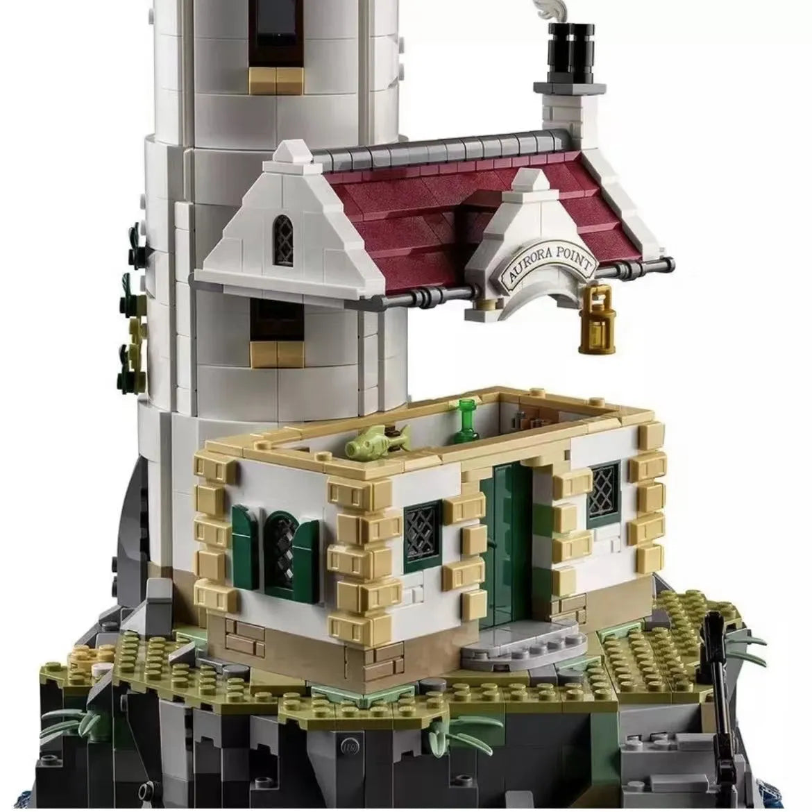 Building Blocks Ideas Motorized Light House MOC Bricks Toy 92882 - 6