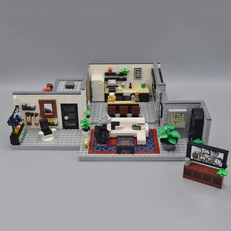 Building Blocks MOC Ideas Queer Eye Fab 5 Loft Bricks Toy 12008 Construction Set Toys - 6