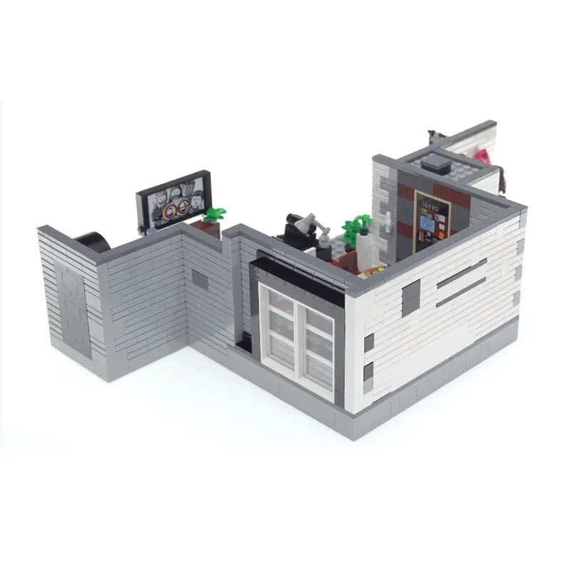 Building Blocks MOC Ideas Queer Eye Fab 5 Loft Bricks Toy 12008 Construction Set Toys - 12