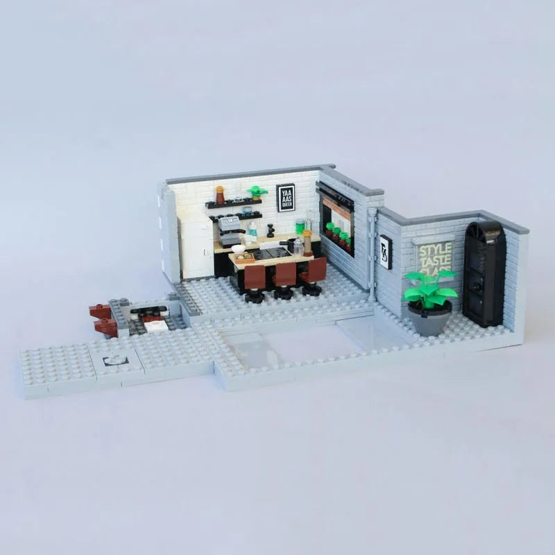 Building Blocks MOC Ideas Queer Eye Fab 5 Loft Bricks Toy 12008 Construction Set Toys - 2