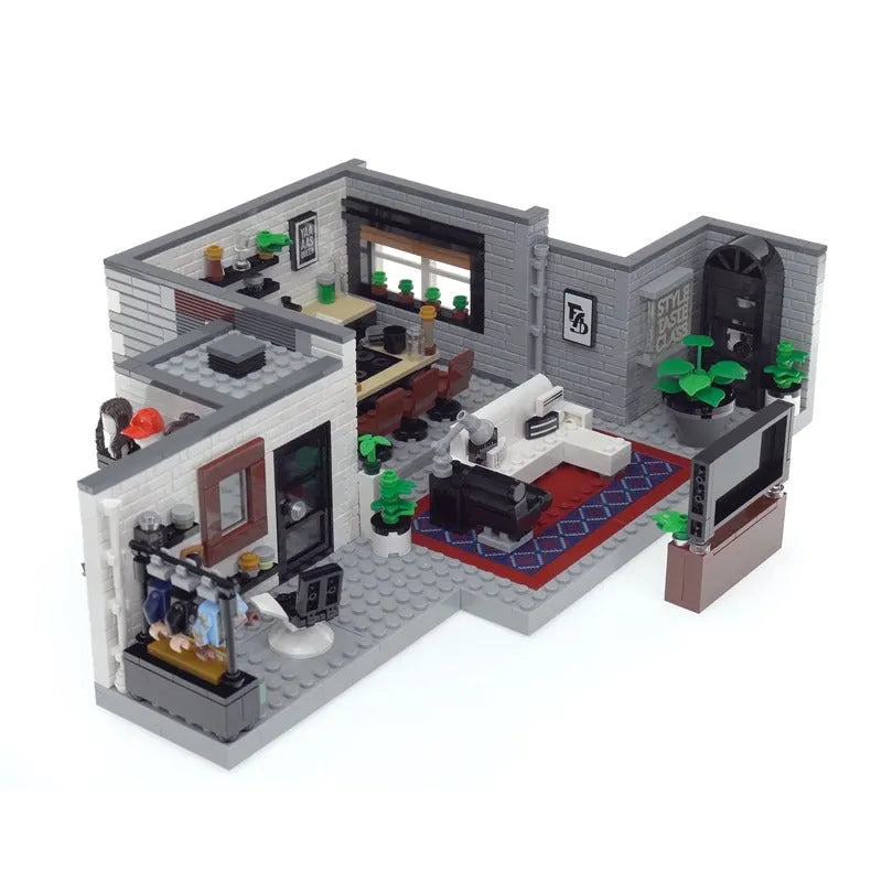 Building Blocks MOC Ideas Queer Eye Fab 5 Loft Bricks Toy 12008 Construction Set Toys - 9