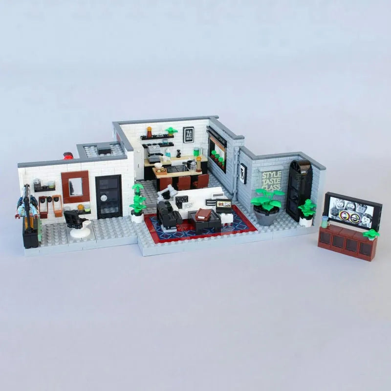 Building Blocks MOC Ideas Queer Eye Fab 5 Loft Bricks Toy 12008 Construction Set Toys - 3