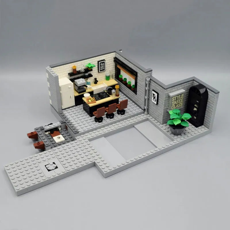 Building Blocks MOC Ideas Queer Eye Fab 5 Loft Bricks Toy 12008 Construction Set Toys - 4