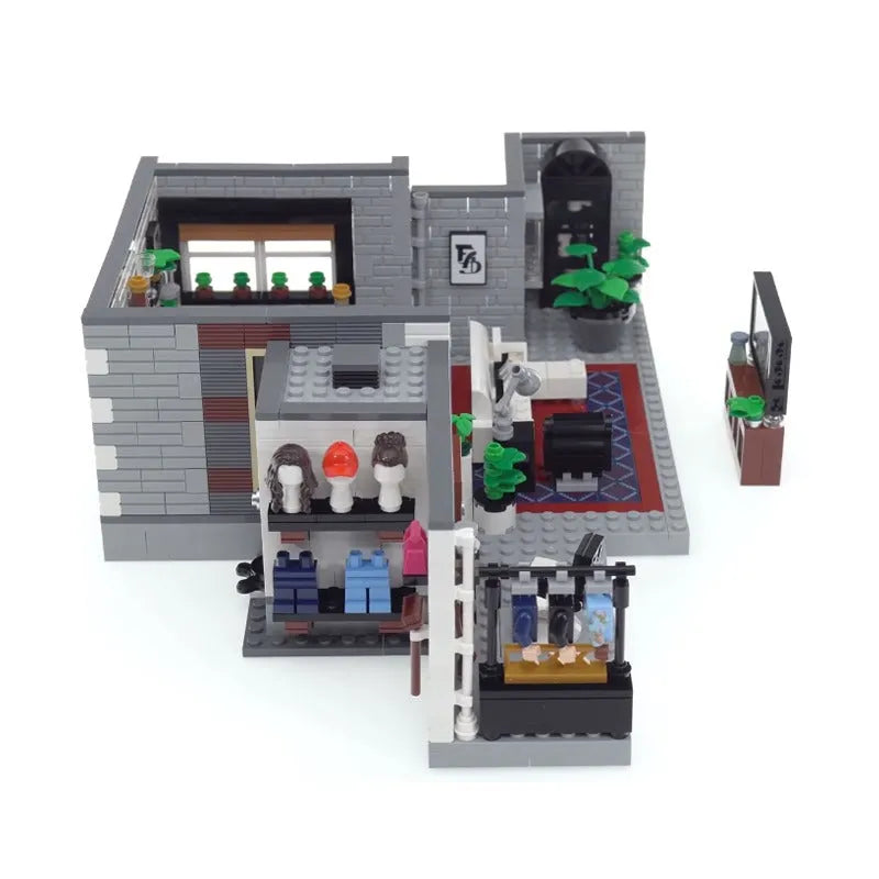 Building Blocks MOC Ideas Queer Eye Fab 5 Loft Bricks Toy 12008 Construction Set Toys - 10