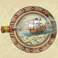 Thumbnail for Building Blocks Ideas Ship In A Bottle Pirates Of The Caribbean Bricks Toy - 7