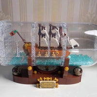 Thumbnail for Building Blocks Ideas Ship In A Bottle Pirates Of The Caribbean Bricks Toy - 11