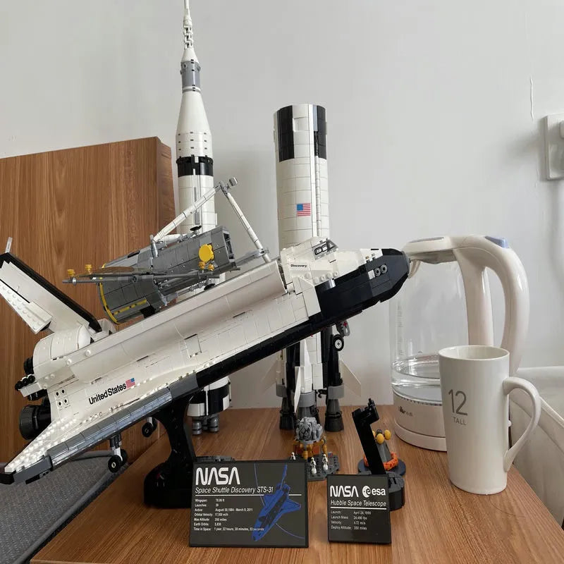 Building Blocks MOC Ideas Space Shuttle Discovery Bricks Toy 63001 EU Construction Set Toys - 6