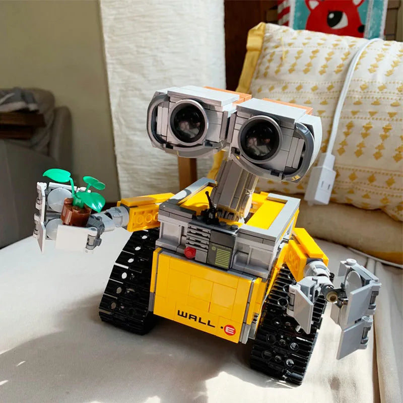 Building Blocks Ideas Star Wars Series 16003 MOC WALL E Robot Bricks - 8