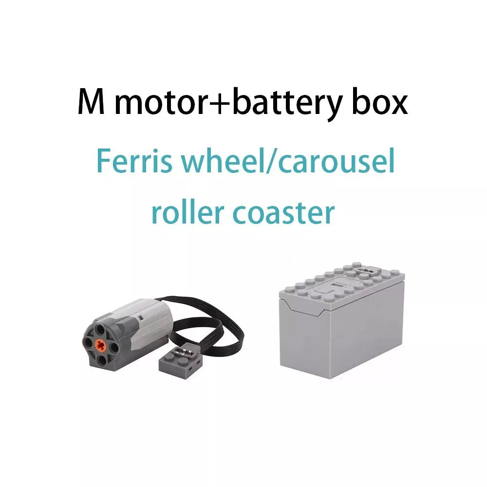 Accessories Custom M Power Motor Set for The Ferris Wheel Carousel Roller Coaster - 1