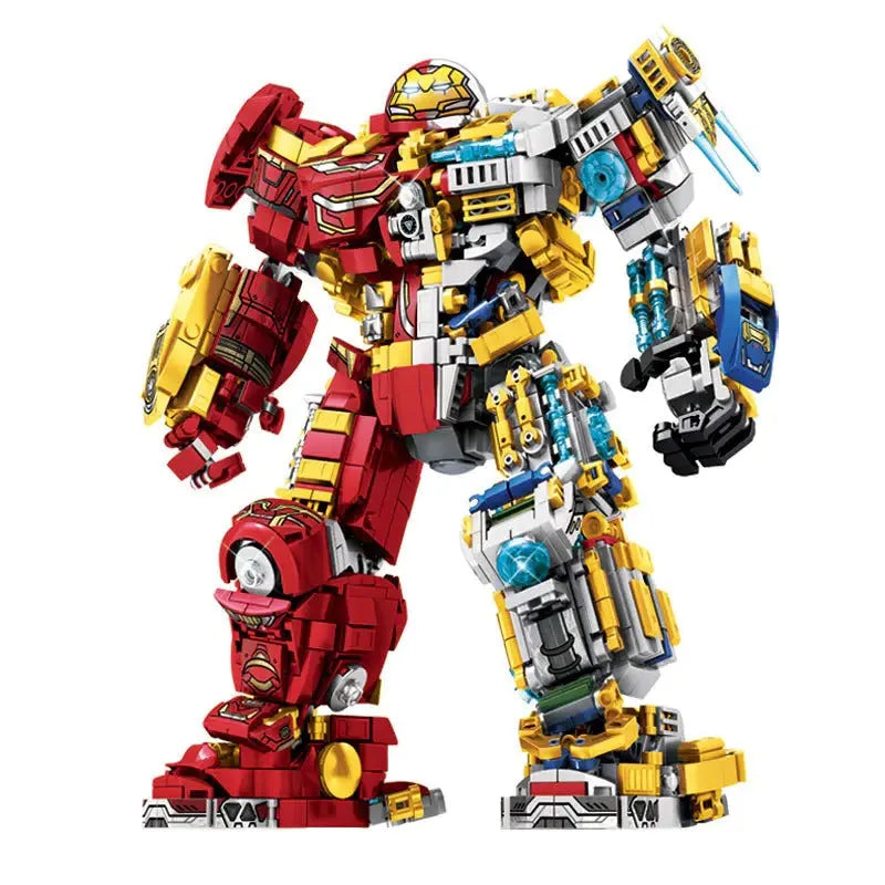 Building Blocks MOC Marvel Super Iron Hero Warrior Robot Bricks Toys Construction Set Toys - 1