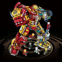 Thumbnail for Building Blocks MOC Marvel Super Iron Hero Warrior Robot Bricks Toys - 6
