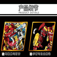 Thumbnail for Building Blocks MOC Marvel Super Iron Hero Warrior Robot Bricks Toys Construction Set Toys - 8