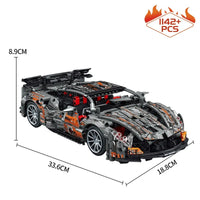 Thumbnail for Building Blocks MOC McLaren Concept Sports Roadster Car Bricks Toys C013 - 1