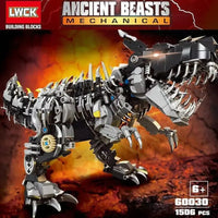 Thumbnail for Building Blocks MOC Mechanical Ancient Beasts Dinosaur Bricks Toy - 3
