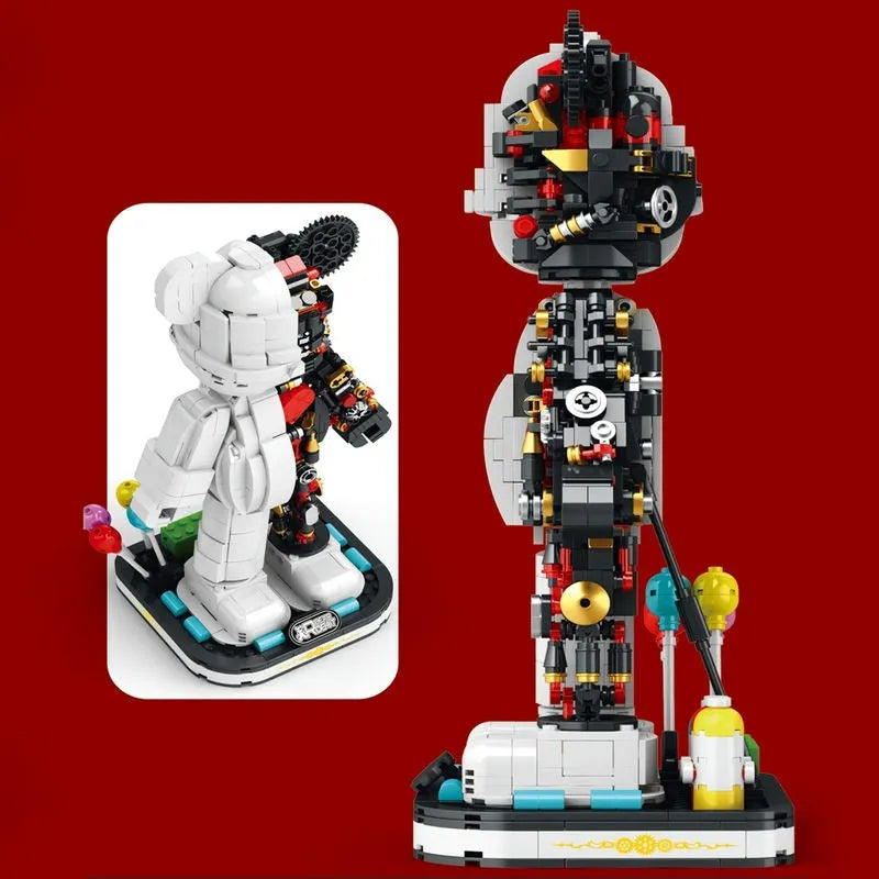 Building Blocks MOC Mechanical Violent Bear Half Robot Bricks Toy 6303 - 1