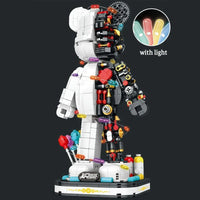 Thumbnail for Building Blocks MOC Mechanical Violent Bear Half Robot Bricks Toy 6303 - 2