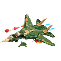 Thumbnail for Building Blocks Military Aircraft Tomcat F-14 Fighter Plane Bricks Toy - 1