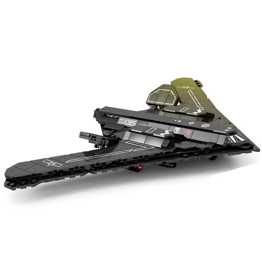 Building Blocks Military China H-20 Stealth Bomber Aircraft Bricks Toy Construction Set Toys - 3