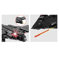 Thumbnail for Building Blocks Military China H-20 Stealth Bomber Aircraft Bricks Toy Construction Set Toys - 5