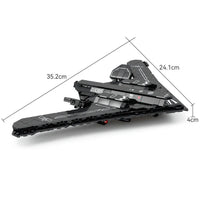 Thumbnail for Building Blocks Military China H-20 Stealth Bomber Aircraft Bricks Toy Construction Set Toys - 6