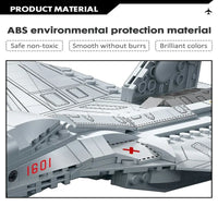 Thumbnail for Building Blocks Military MOC F-22 Raptor Fighter Plane Bricks Kids Toy - 6