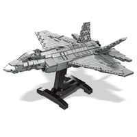Thumbnail for Building Blocks MOC Military F-35 Aircraft Lightning Fighter Jet Bricks Toy - 1