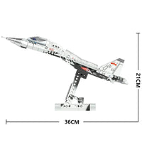 Thumbnail for Building Blocks Military MOC J-16 Multirole Fighter Plane Bricks Kids Toys Construction Set Toys - 10