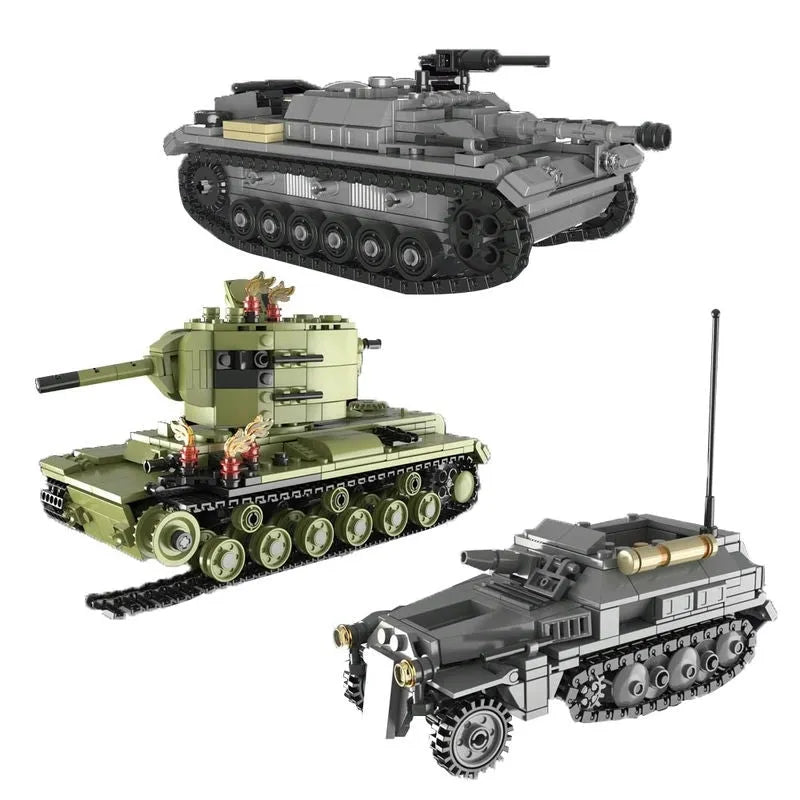 Building Blocks Military MOC Street City Expert Barbarossa Project Bricks Toys Construction Set Toys - 9