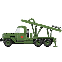 Thumbnail for Building Blocks MOC Military WW2 BM13 Rocket Artillery Vehicle Bricks Toys - 1