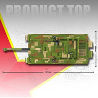 Thumbnail for Building Blocks Military WW2 China Army 99A Main Battle Tank Bricks Toy Construction Set Toys - 4