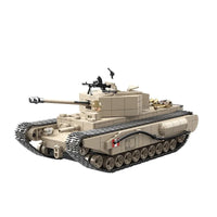 Thumbnail for Building Blocks MOC Military WW2 Churchill Infantry UK Tank Bricks Kids Toy - 1