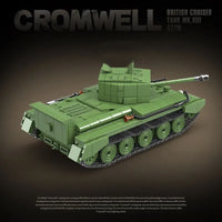 Thumbnail for Building Blocks MOC Military WW2 Cromwell A27 MK VII Tank Bricks Toys - 6