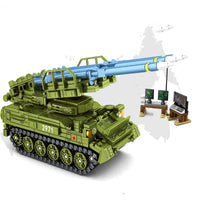 Thumbnail for Building Blocks Military WW2 Soviet SA-6 Air Defense Missile Bricks Toy - 1