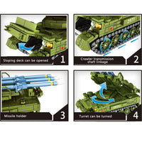 Thumbnail for Building Blocks Military WW2 Soviet SA-6 Air Defense Missile Bricks Toy - 4