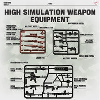 Thumbnail for Building Blocks MOC Military WW2 Tank 131 Tiger Heavy Bricks Toy - 4