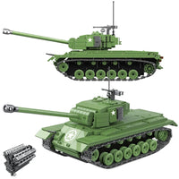 Thumbnail for Building Blocks Military WW2 US Army M26 Pershing Tank Bricks Toy - 1