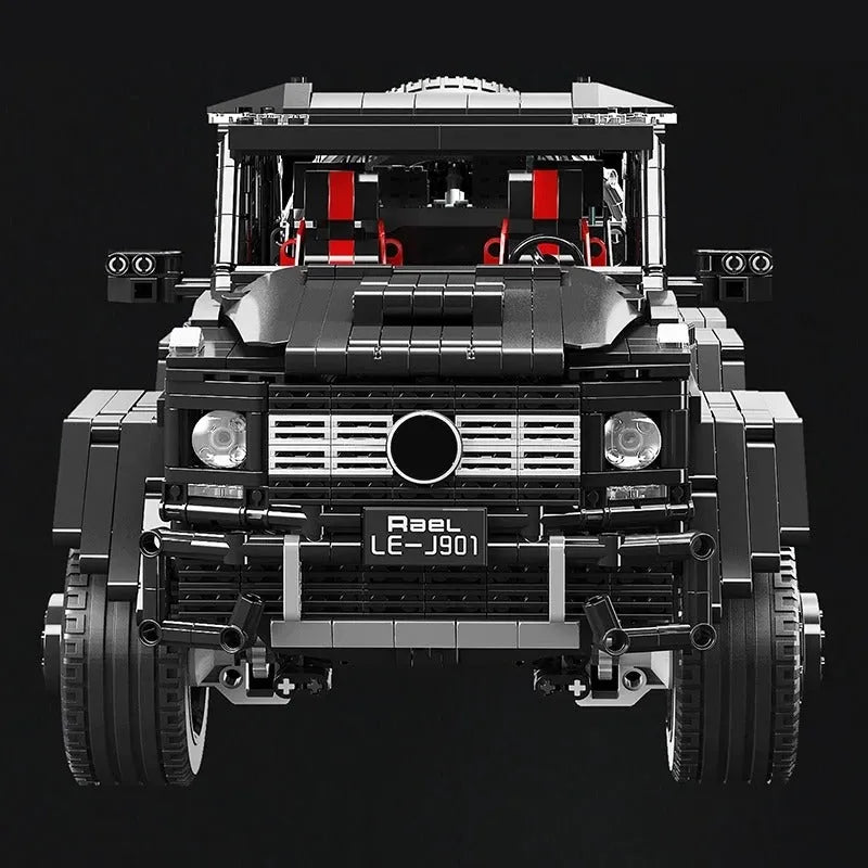 Building Blocks MOC Motorized Off-Road SUV LAND CRUISER AMG Bricks Toys - 13