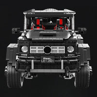 Thumbnail for Building Blocks MOC Motorized Off-Road SUV LAND CRUISER AMG Bricks Toys - 13