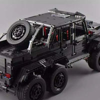 Thumbnail for Building Blocks MOC Motorized Off-Road SUV LAND CRUISER AMG Bricks Toys - 8