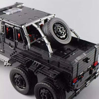 Thumbnail for Building Blocks MOC Motorized Off-Road SUV LAND CRUISER AMG Bricks Toys - 6