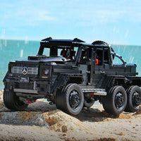 Thumbnail for Building Blocks MOC Motorized Off-Road SUV LAND CRUISER AMG Bricks Toys - 5