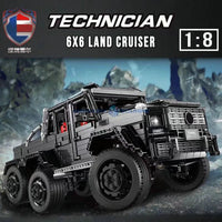 Thumbnail for Building Blocks MOC Motorized Off-Road SUV LAND CRUISER AMG Bricks Toys - 2