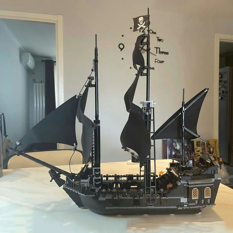 Building Blocks Movie MOC 16006 The Black Pearl Pirate Ship Bricks Toys - 21
