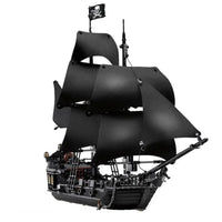 Thumbnail for Building Blocks Movie MOC 16006 The Black Pearl Pirate Ship Bricks Toys Construction Set Toys - 2