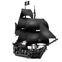 Thumbnail for Building Blocks Movie MOC 16006 The Black Pearl Pirate Ship Bricks Toys - 2