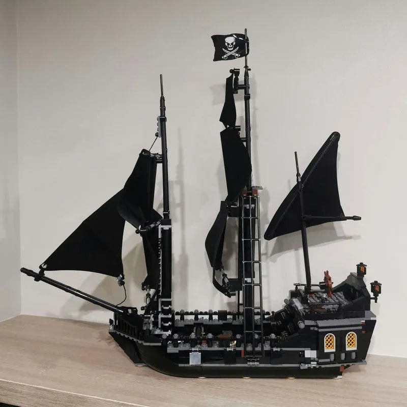 Building Blocks Movie MOC 16006 The Black Pearl Pirate Ship Bricks Toys - 11