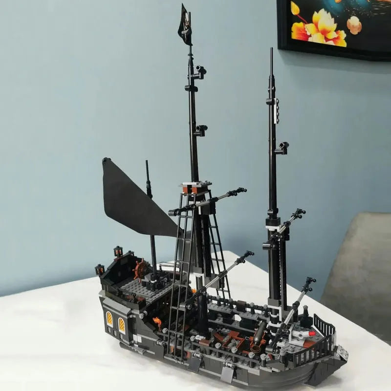 Building Blocks Movie MOC 16006 The Black Pearl Pirate Ship Bricks Toys Construction Set Toys - 14