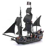 Thumbnail for Building Blocks Movie MOC 16006 The Black Pearl Pirate Ship Bricks Toys - 5