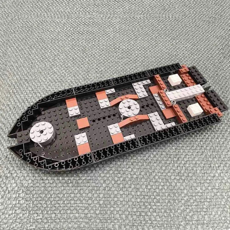 Building Blocks Movie MOC 16006 The Black Pearl Pirate Ship Bricks Toys Construction Set Toys - 20